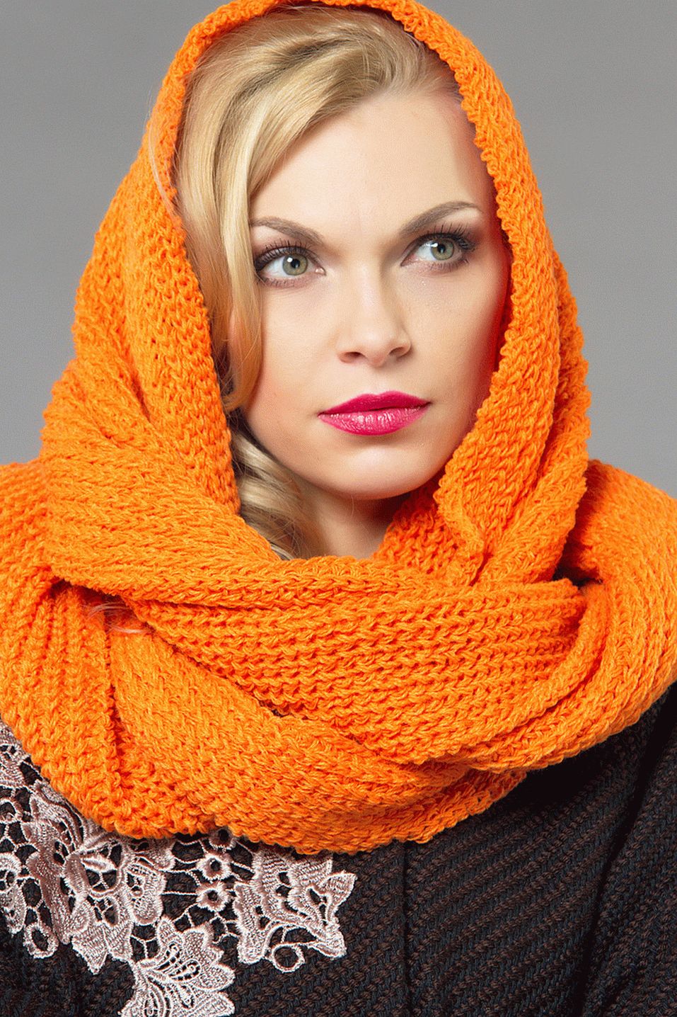 Snoods de punto para el otoño de 2017