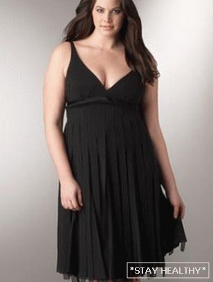 Vestido de noche perfecto para mujeres completas.