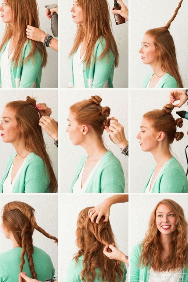 Cómo enrollar el cabello sin rizar y planchar.