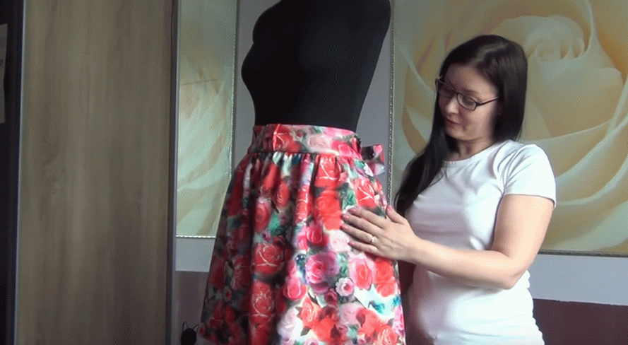 Cómo coser una falda Tatyana