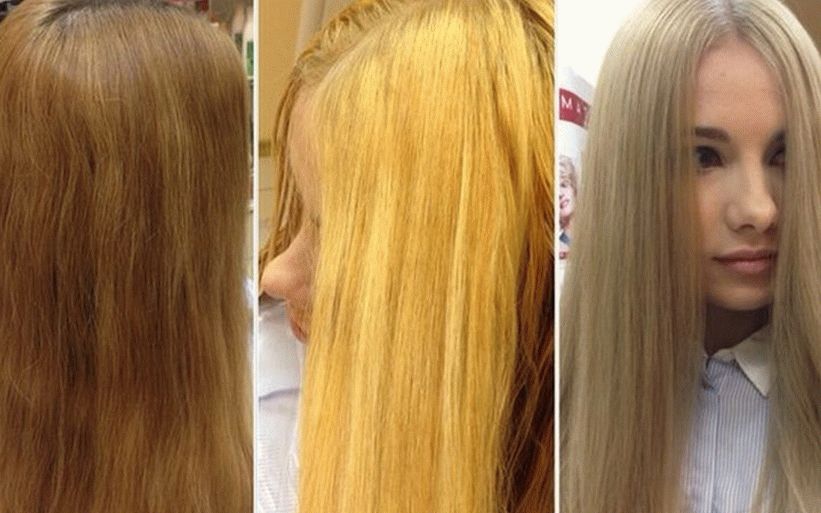 Cómo deshacerse del color amarillento del cabello después del aclarado