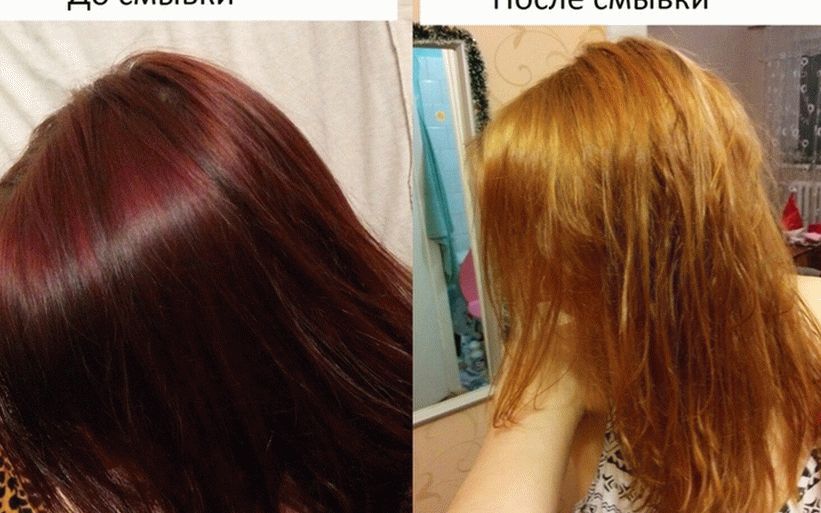 lavar el color del cabello