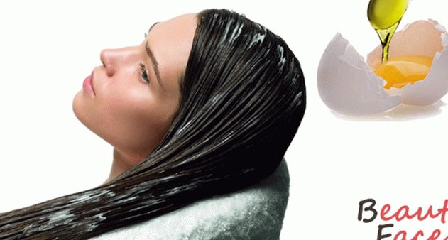 El uso de máscaras de huevo para el cabello