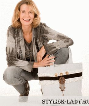 Ropa de moda para una anciana.