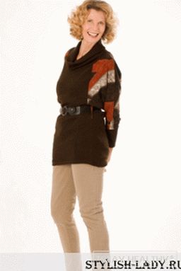 Ropa de moda para una anciana.
