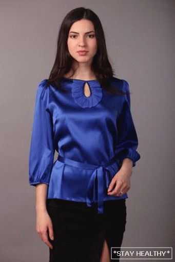 Blusas de raso de moda: modelos y estilos.