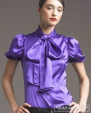 Blusas de raso de moda: modelos y estilos.