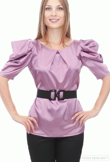 Blusas de raso de moda: modelos y estilos.