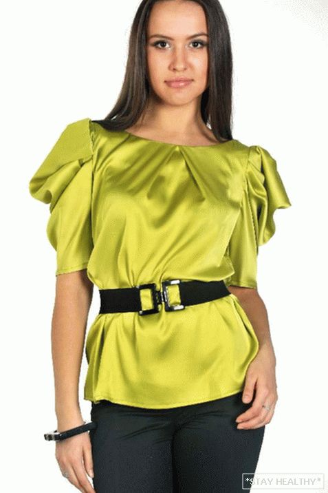 Blusas de raso de moda: modelos y estilos.