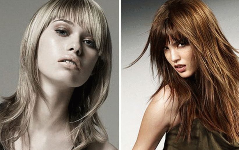 Corte de pelo con flequillo roto