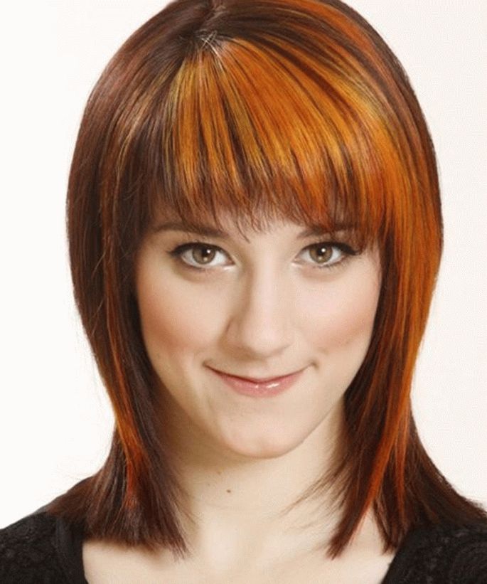 Pelo rojo con una hermosa explosión