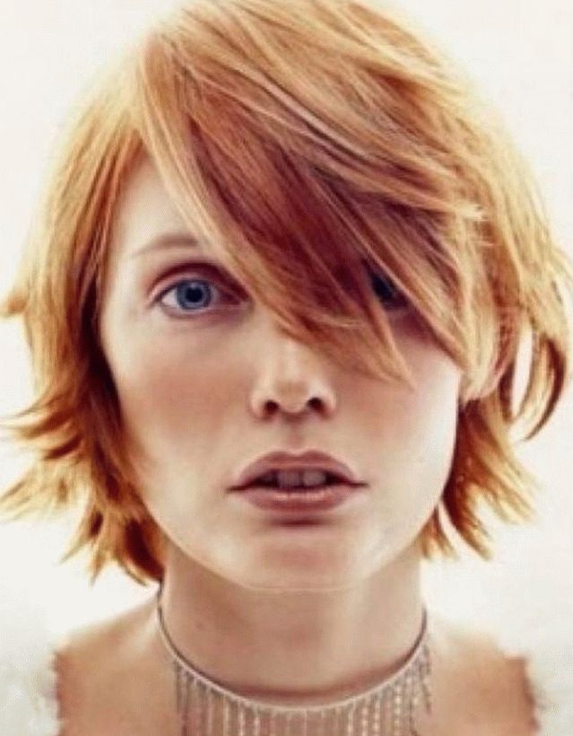 Flequillo rasgado para cortes de pelo cortos