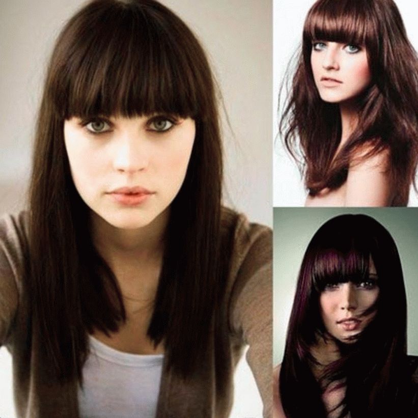 Una variedad de flequillo recto