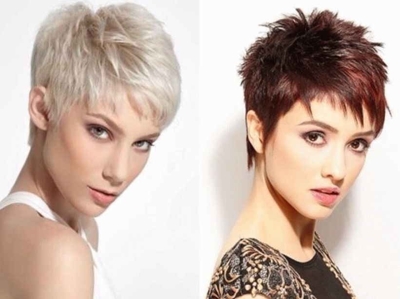 Pelo corto con flequillo corto