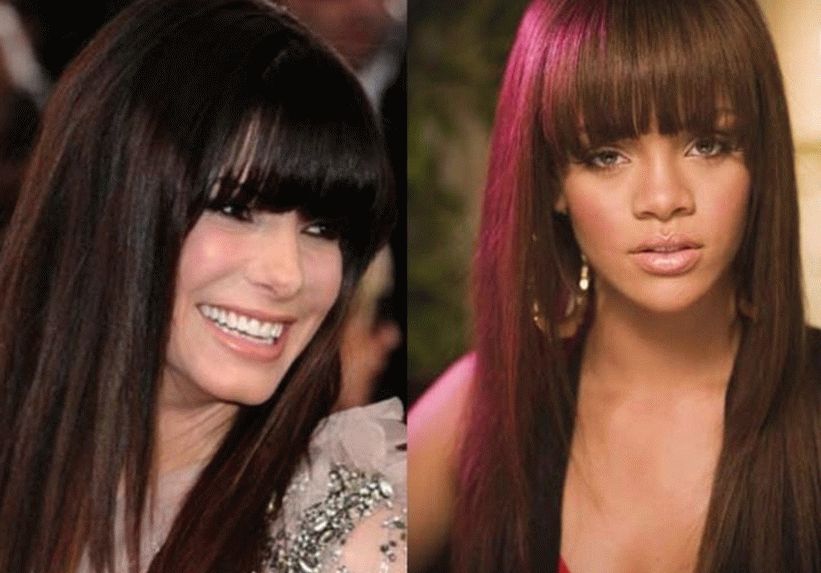 Cortes de pelo largos con flequillo 2019