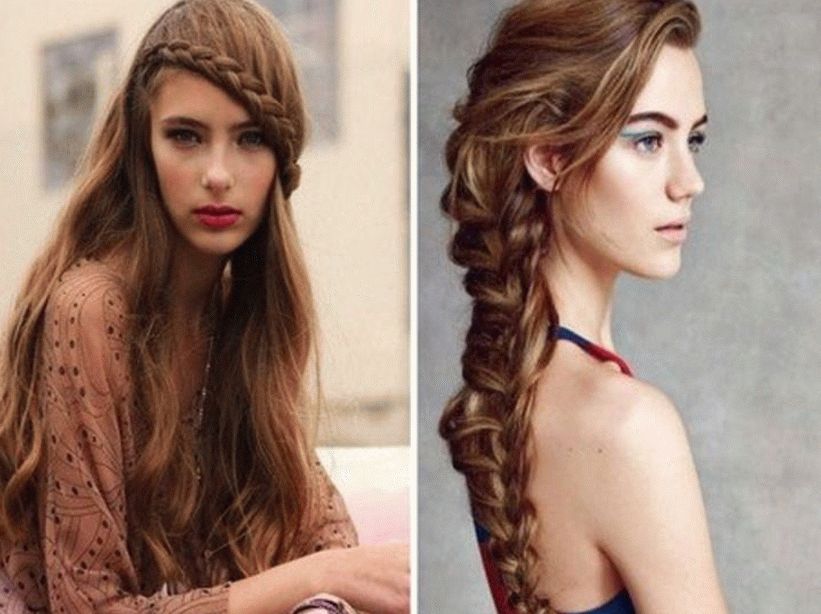 Cortes de pelo con flequillo tejido