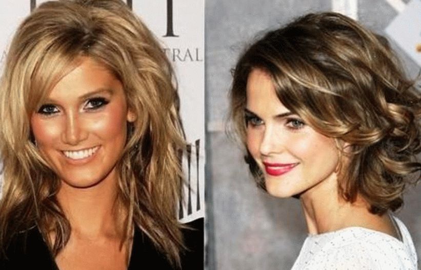 Cortes de cabello medianos con pequeños rizos