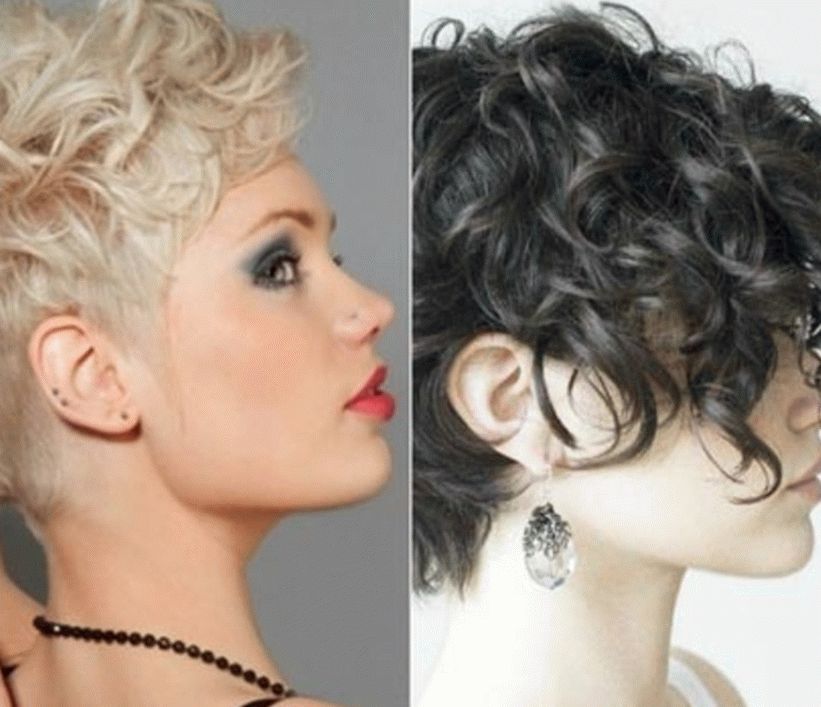Rizos originales en cortes de pelo cortos