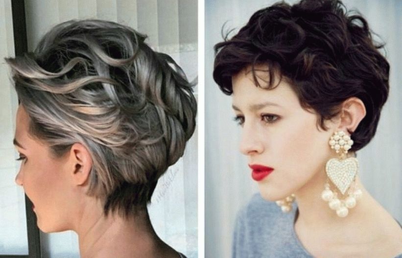 Cortes de pelo cortos con rizos