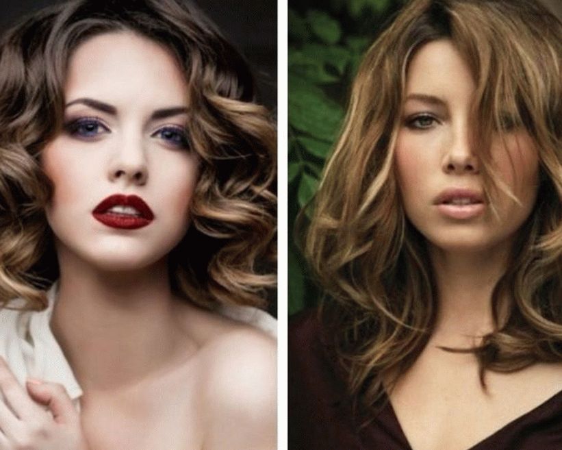 Cortes de cabello a la moda con rizos para cabello mediano
