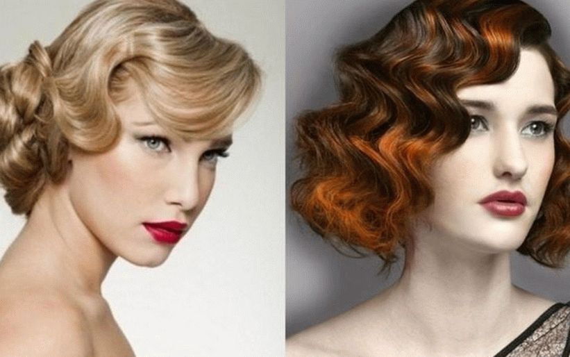 Lazo clásico con rizos en cabello medio