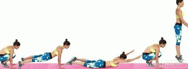Ejercicios Burpee. Como estan en lo correcto realizar?