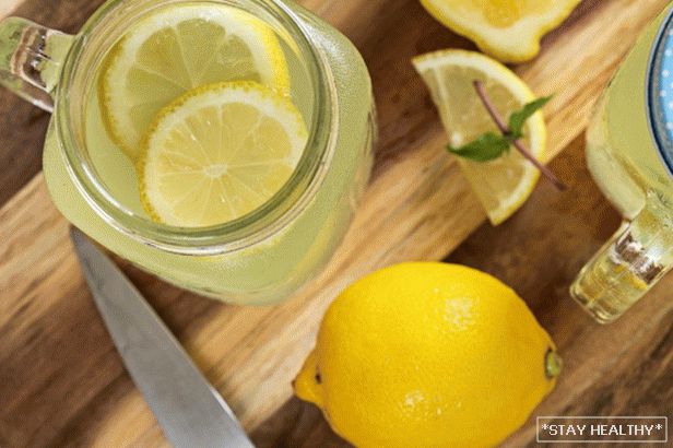 Лимонный напиток при похудении